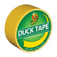 Duck HC1304966 Duct Tape, Single Roll, Yellow, Pack of 50