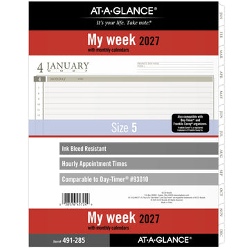 AT-A-GLANCE Planner 491-285, Size 5