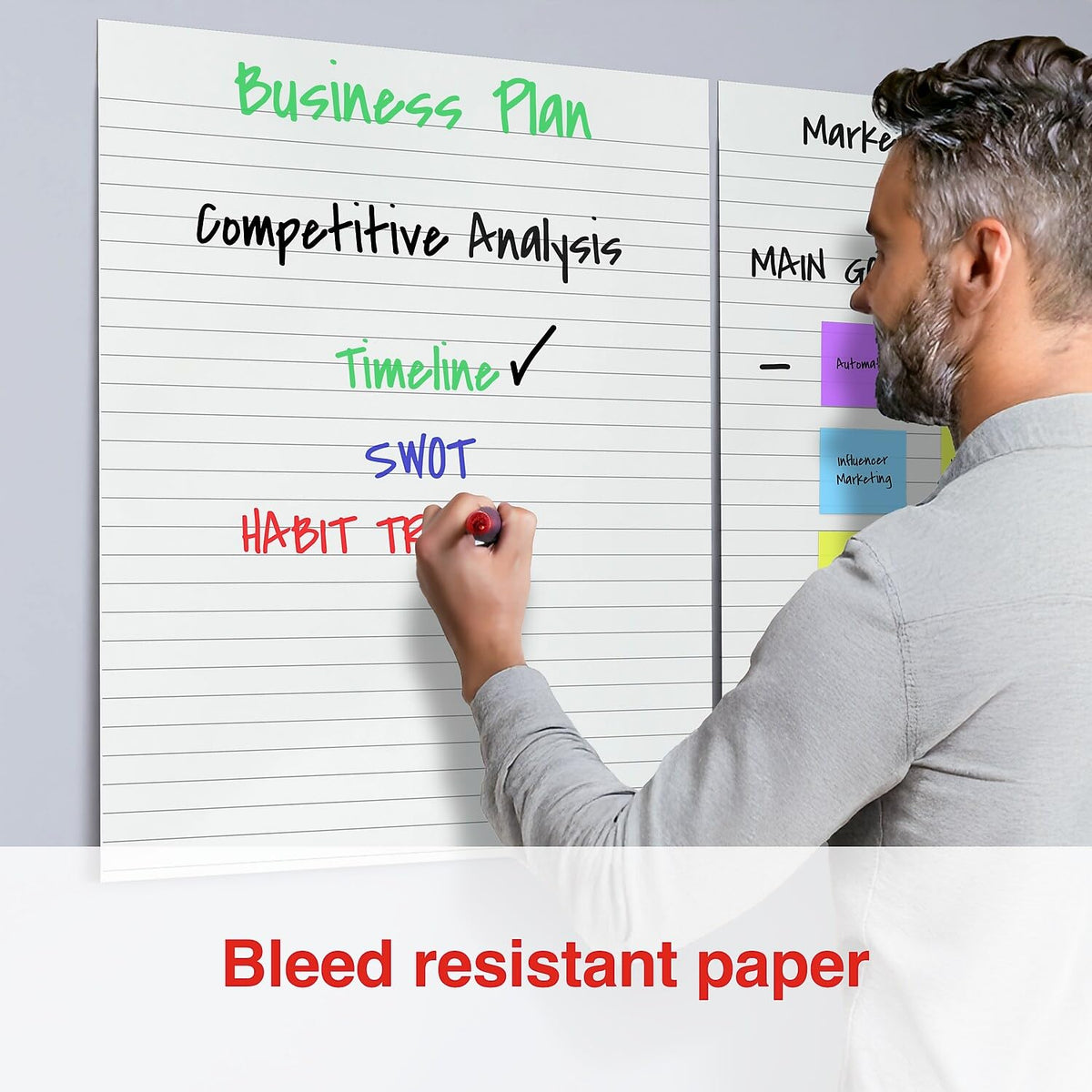 Staples Blank Book, 25'' x 30'', 2 Pack – view 4