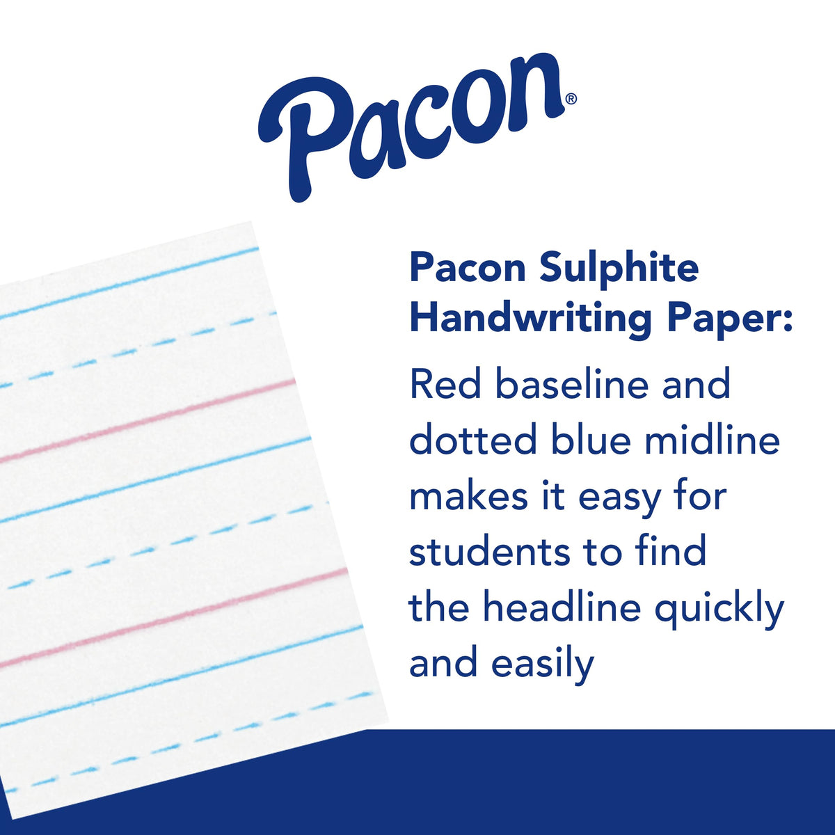 Pacon Writing Paper PACZP2413, 500 units – view 3