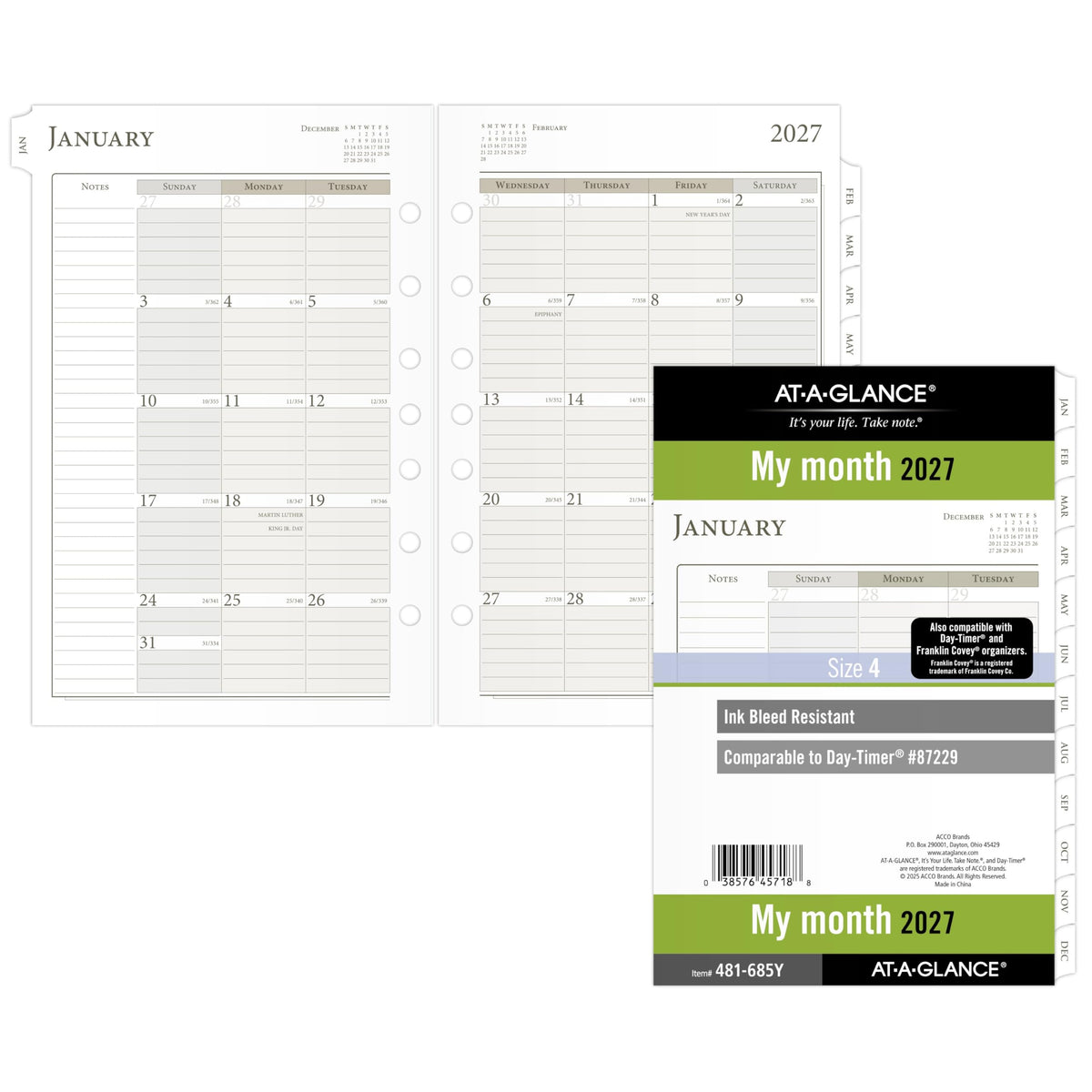 AT-A-GLANCE Planner 481-685Y, Size 4 Desk – view 4
