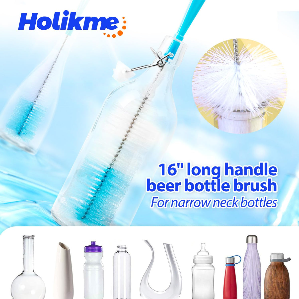 Holikme Cleaning Brush BB-WHITE-01, 11 Pack – view 3