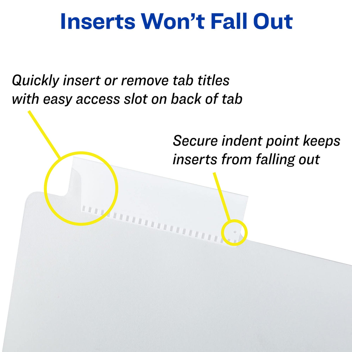 Avery Binder Divider 07714, 5 tab – view 7