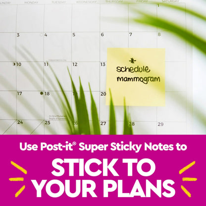 Post-it Self Stick Note 675-6SSCY, 4" x 4", 6 Count – view 5