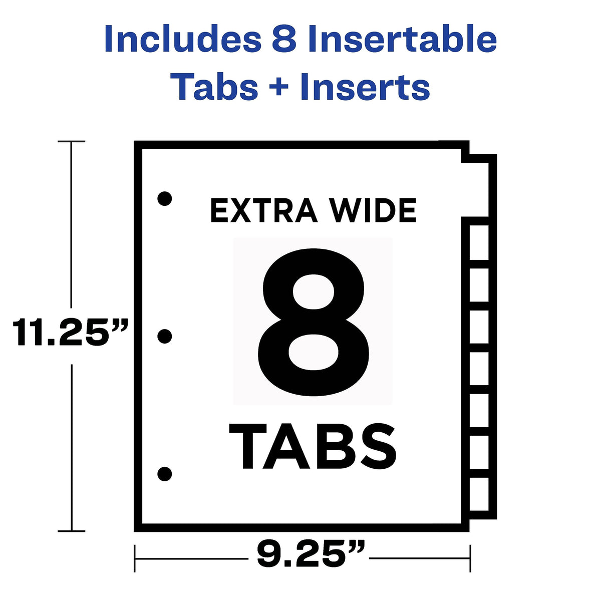 Avery Binder Divider 11907, 8 Tab, 24 Count – view 3