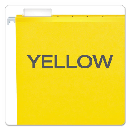 Pendaflex File Folder 04152 1/5 YEL, Letter, 25 Count – view 3