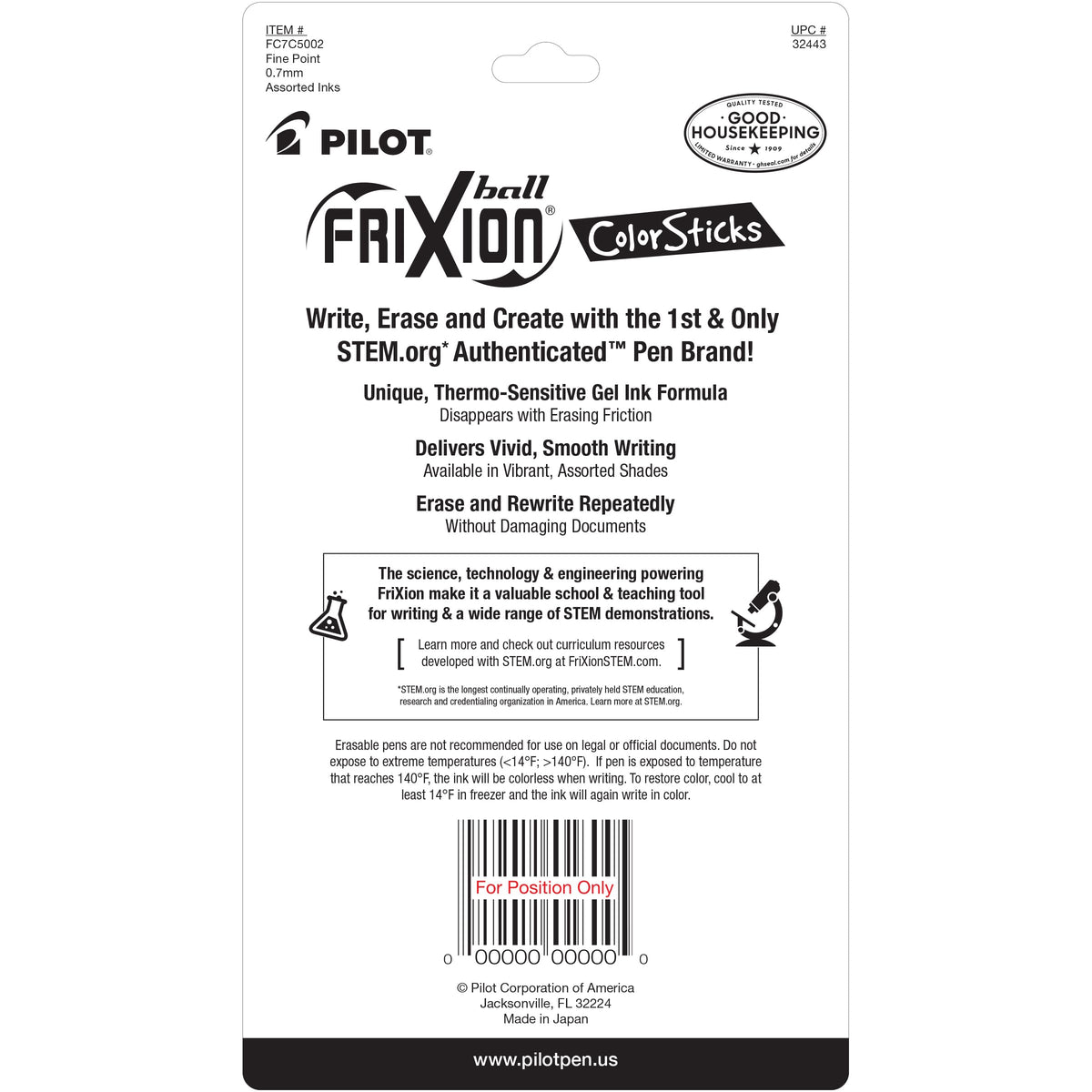 PILOT Writing Instrument 32443, 1 Count – view 2