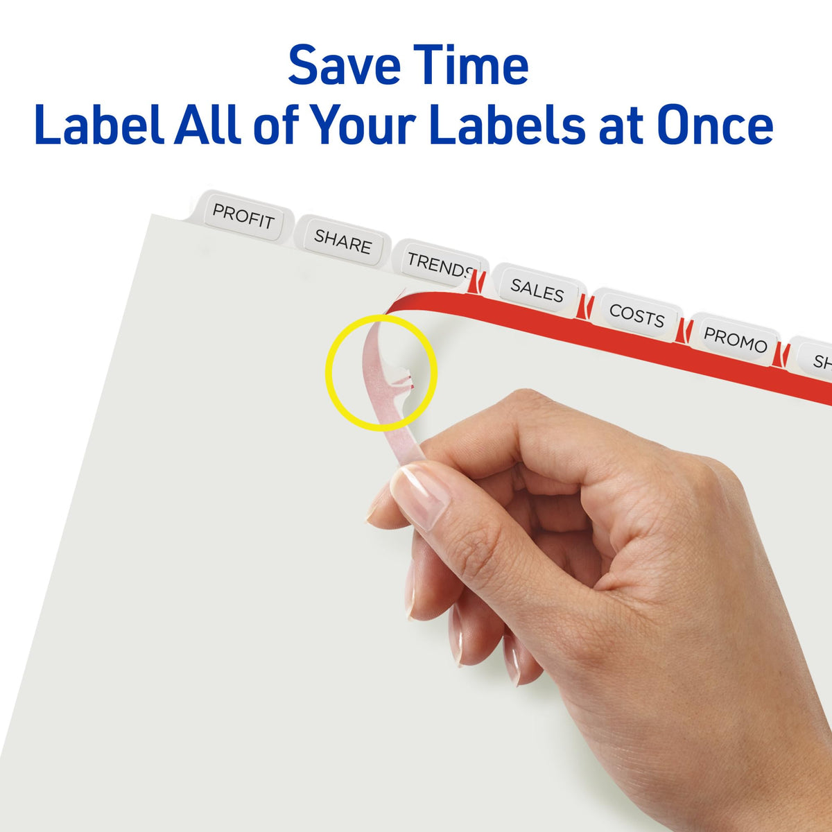 Avery Binder Divider 11447, 8 tab – view 4