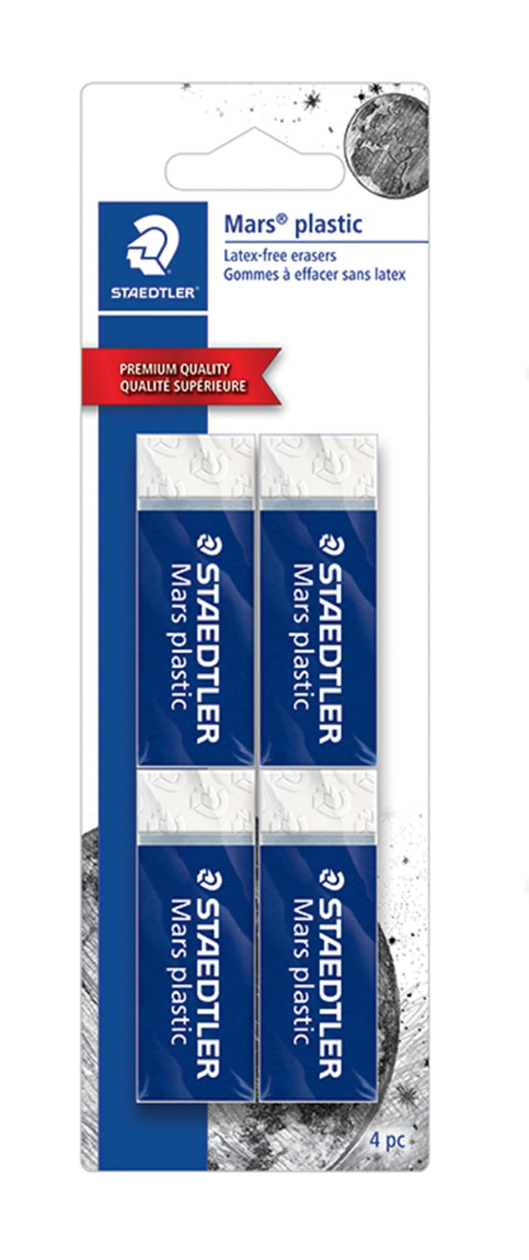 STAEDTLER Eraser 526 50BK4, 4 Count – view 2