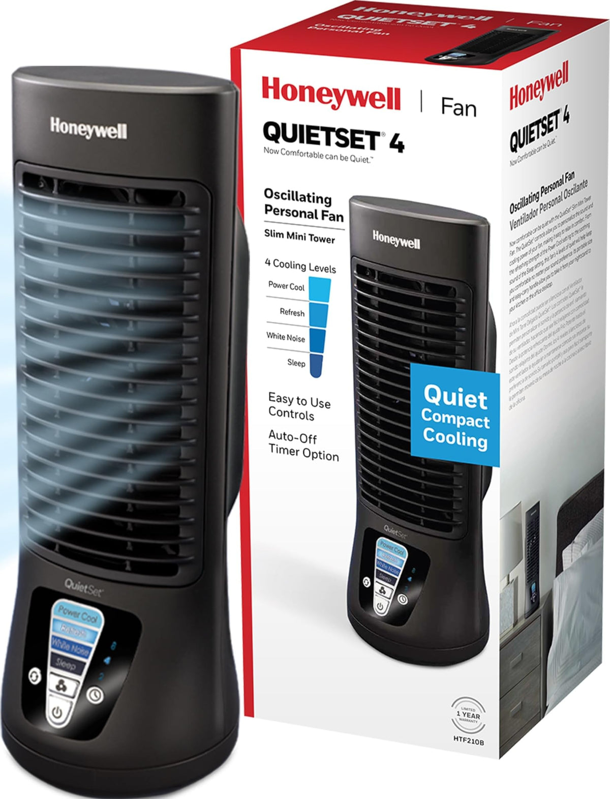 Honeywell Electric Fan HTF210BV3, Small