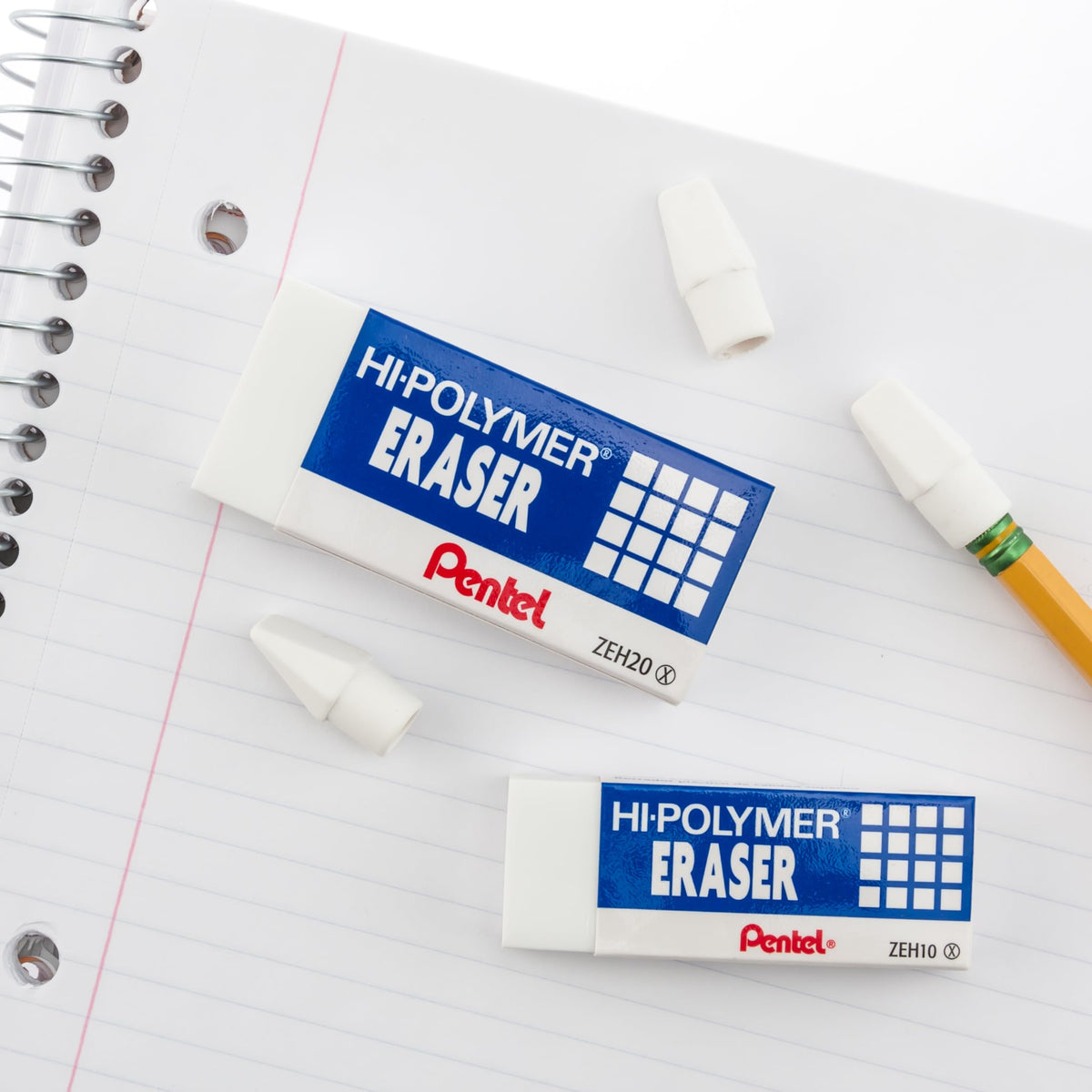 Pentel Eraser ZEH10PC10, 10 Pack – view 7