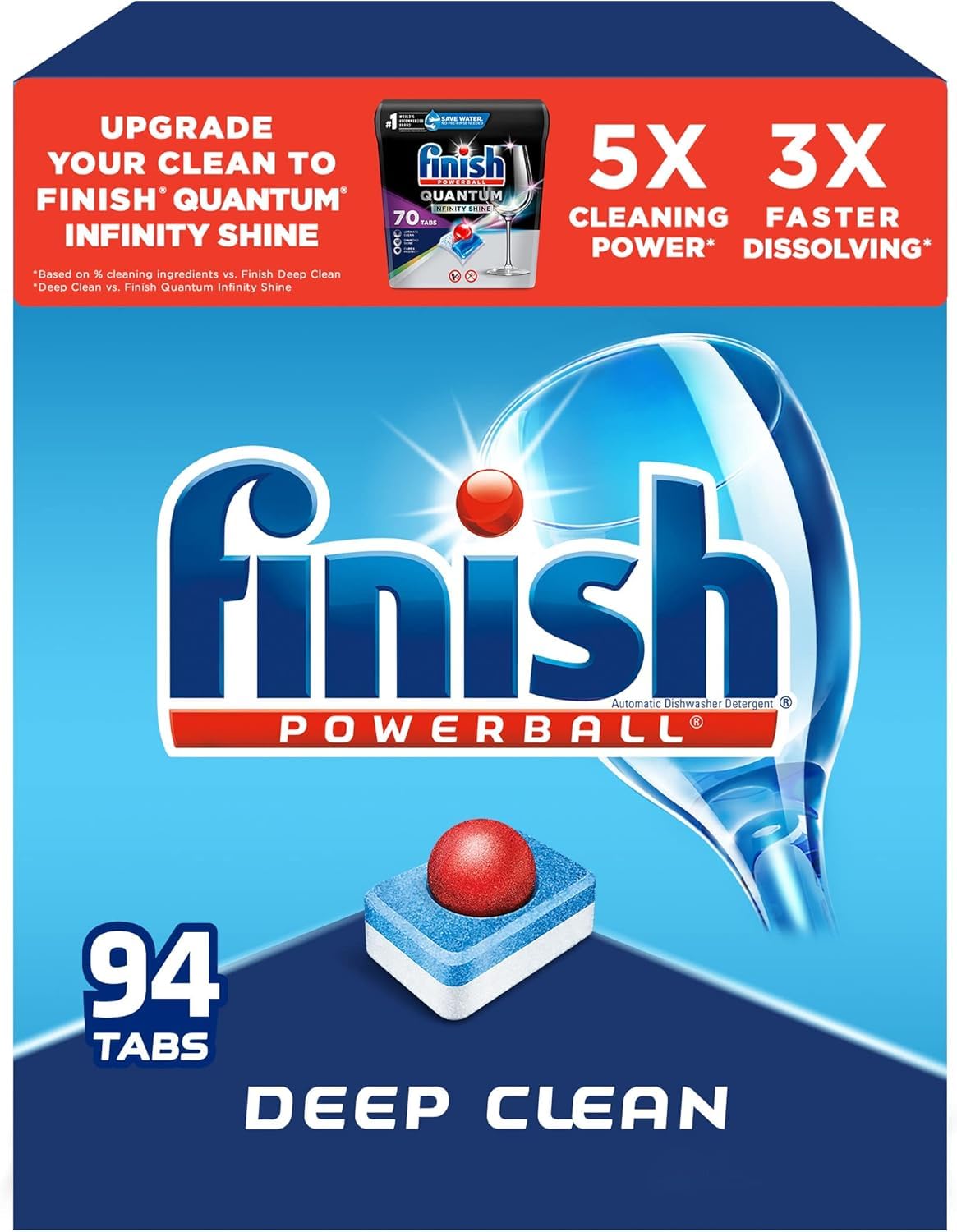 Finish Dishwasher Detergent Finish1231, 94 Count – view 8