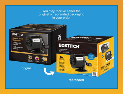 Bostitch Pencil Sharpener MPS1-BLK, 2.68"D x 5.5"W x 4.33"H – view 7