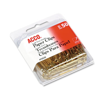 ACCO Brands Paper Clip Clamp A7072532, 50 Count