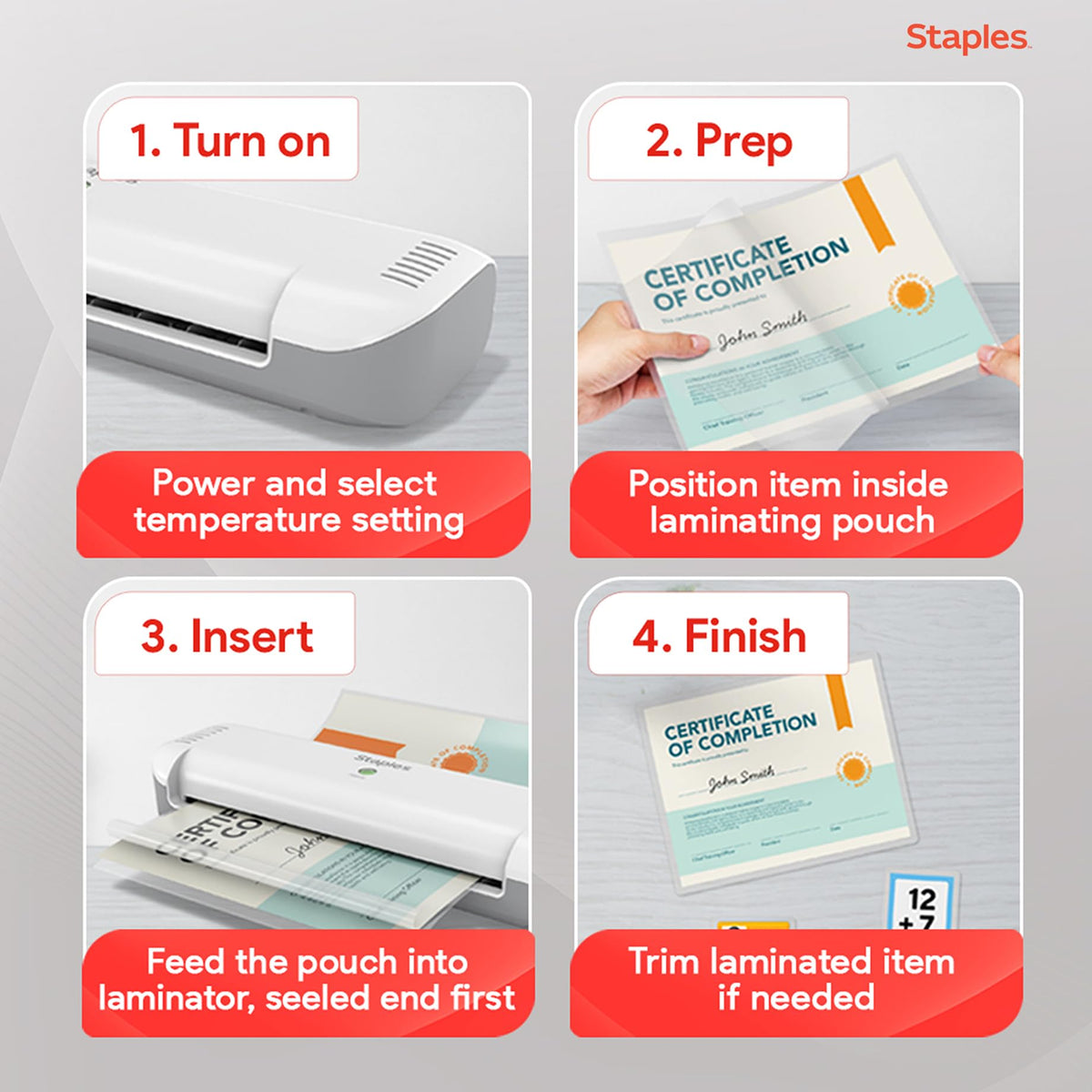 Staples Laminator OL312S, 12.9'' -inch – view 6