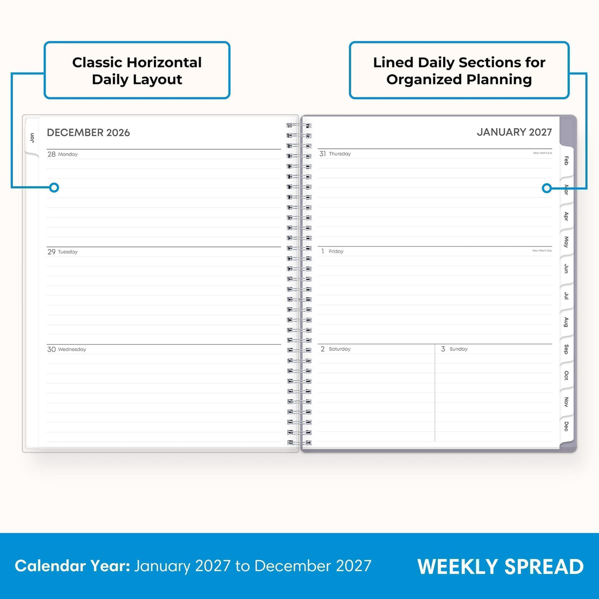 Blue Sky Planner 137273-27AMZ, 8.5" x 11" – view 3