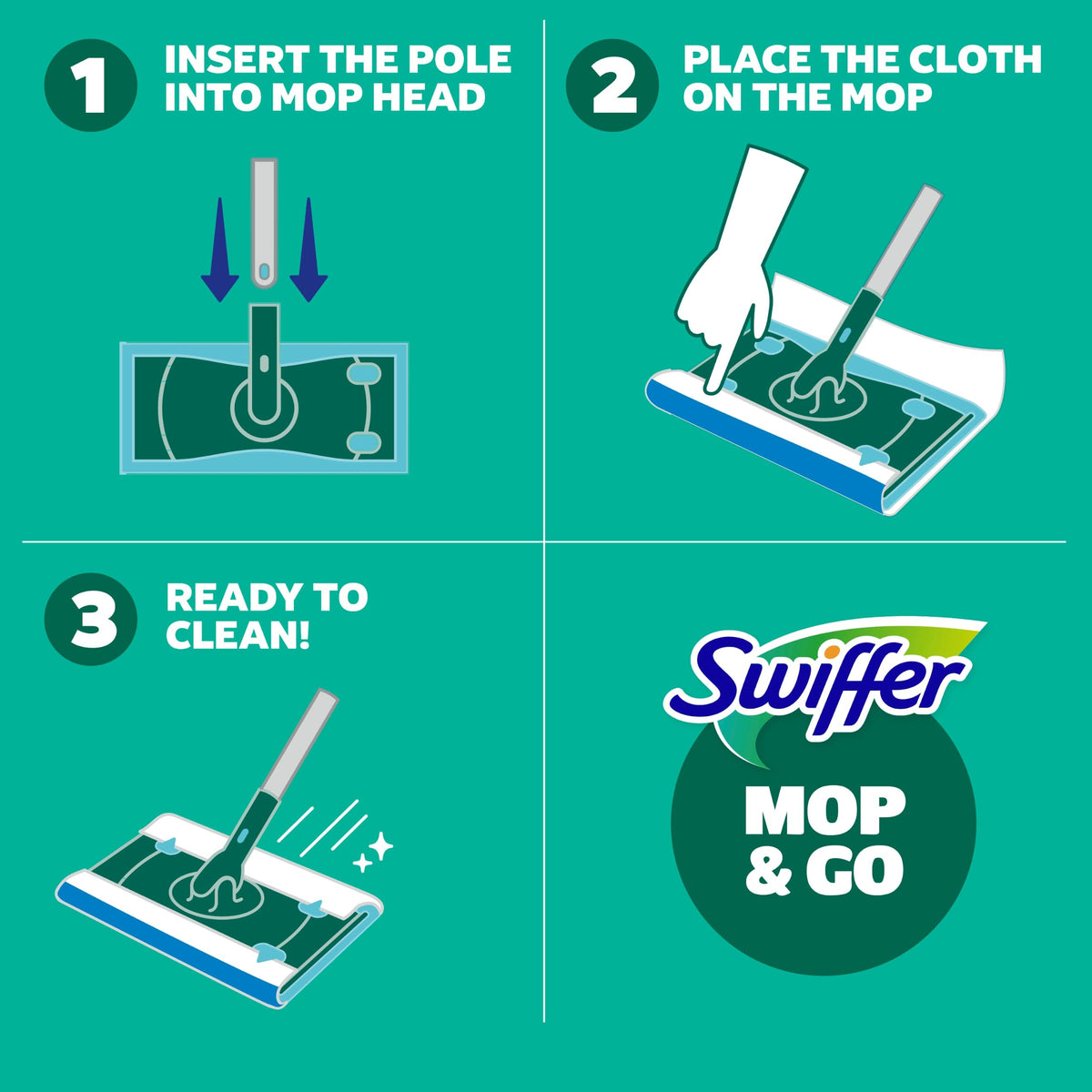 Swiffer Mop 49947, 20 Piece Set – view 7