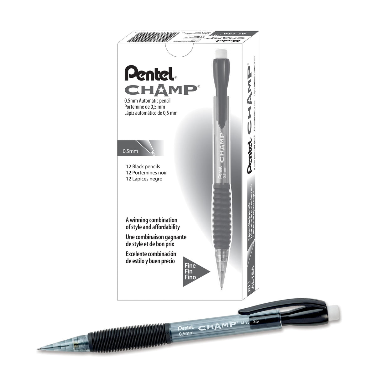 Pentel Writing Instrument AL15A, 1 Count (Pack of 12)