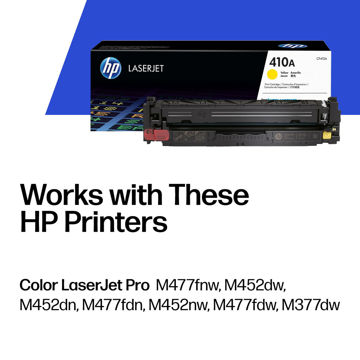 HP Laser Printer Toner CF412A – view 2