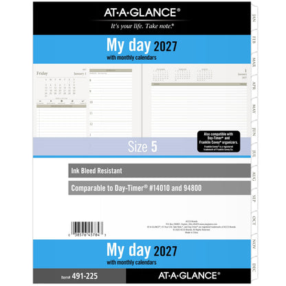 AT-A-GLANCE Planner 491-225, Size 5