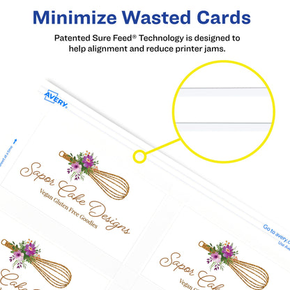Avery Card Stock 5870, 2" x 3.5", 2000 Count – view 4