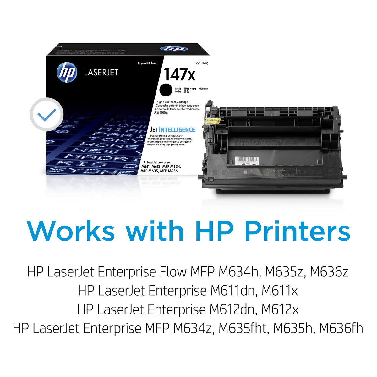HP Laser Printer Toner W1470X, One Size High Yield – view 2