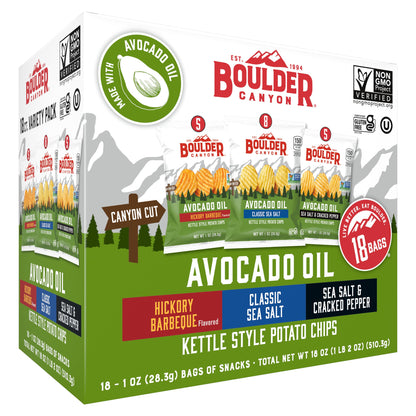 Boulder Canyon Snack Chip And Crisp 0708163261015, 1 Ounce (Pack of 18)