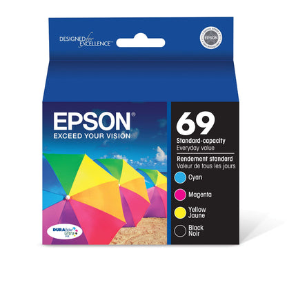Epson Inkjet Printer Ink T069120-BCS, 1 Size, 4 Count