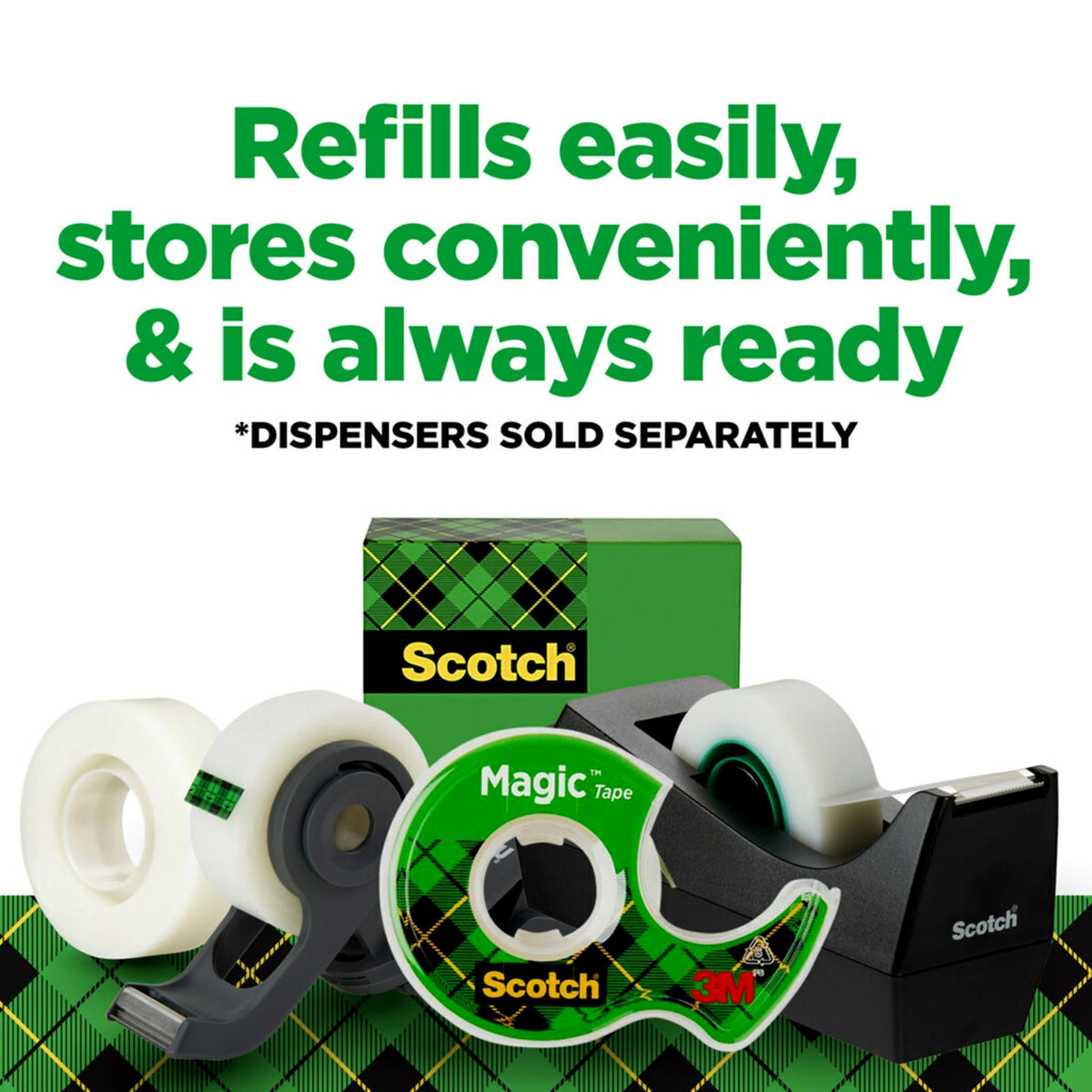 Scotch Adhesive Tapes 810K-12-CP, 12 Rolls – view 7
