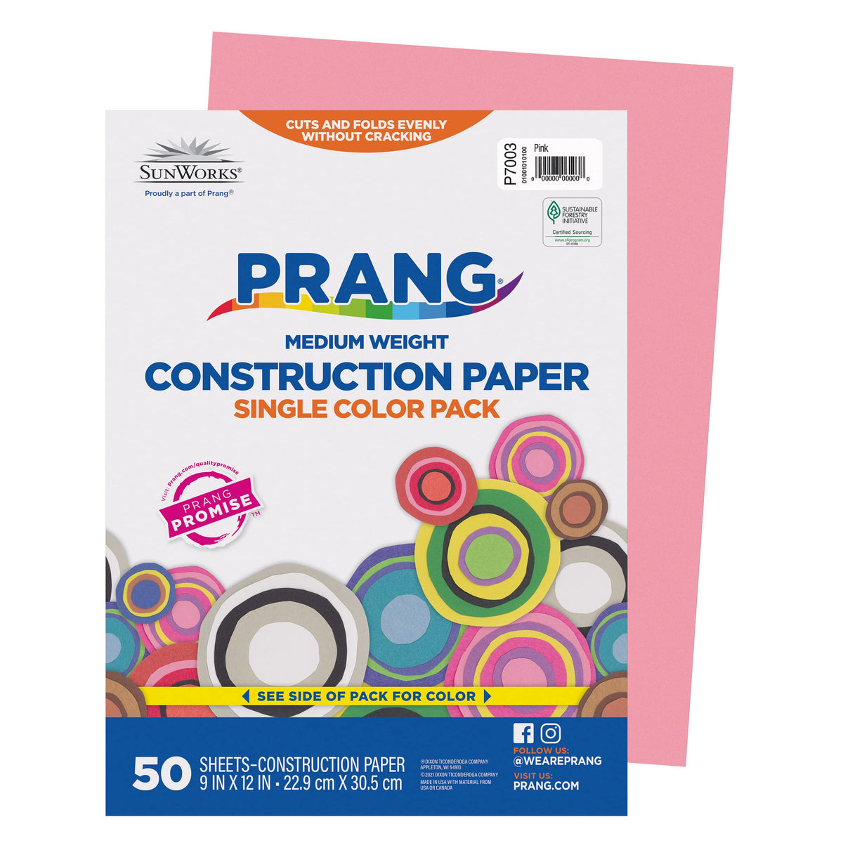 Prang Art Media Paper P7003, 9 x 12 in, 50 Count