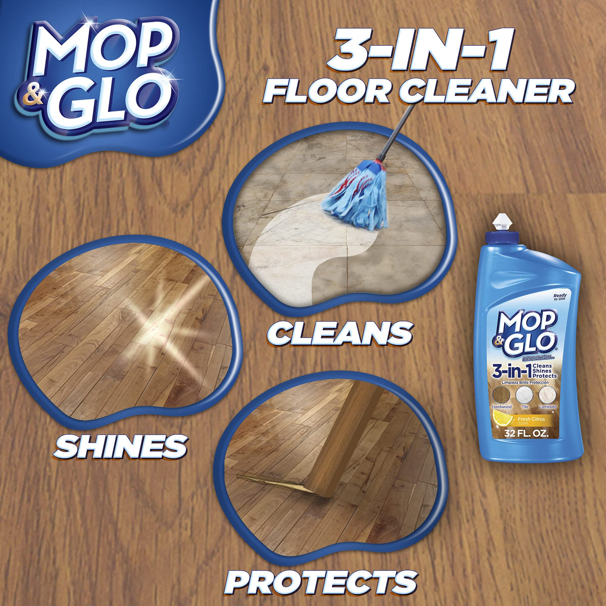 Mop & Glo Cleaning Agent 74297, 64 Fl Oz – view 2
