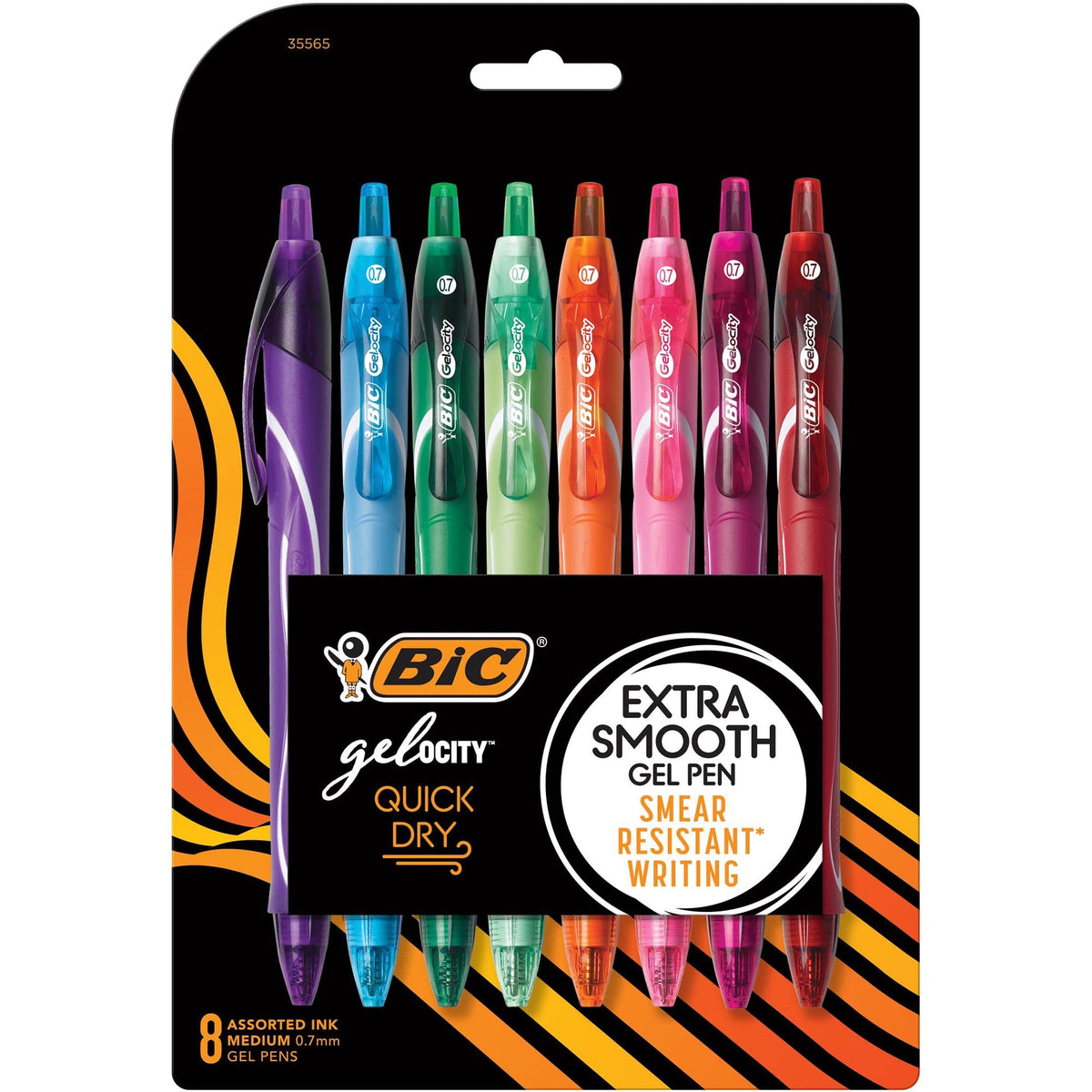BIC Writing Instrument RGLCGAP81-A-AST, 8 Count