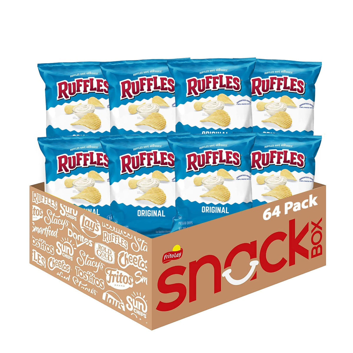 Ruffles Snack Chip And Crisp 44363, 96 Ounce