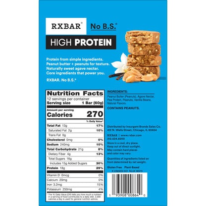 RXBAR Snack Food Bar 0193908008640, 12 Count – view 2