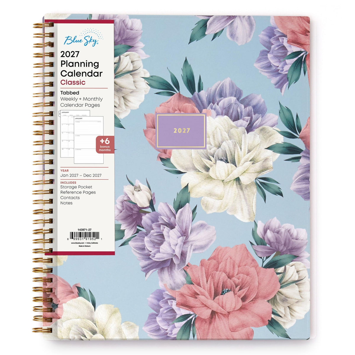 Blue Sky Planner 143971-27AMZ, 8.5" x 11"