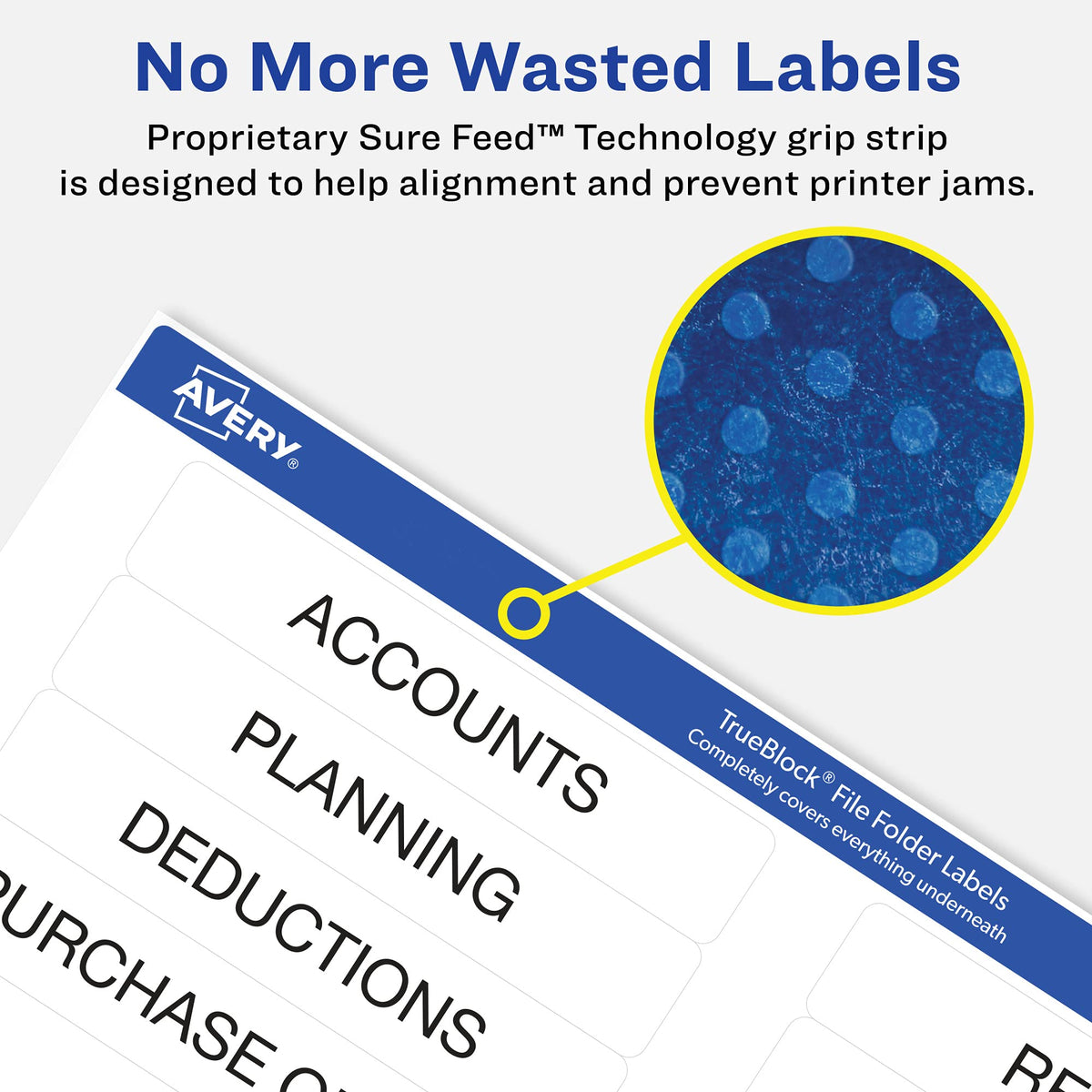 Avery Label 8366, 2/3 in. X 3-7/16 in., 750 Count – view 4
