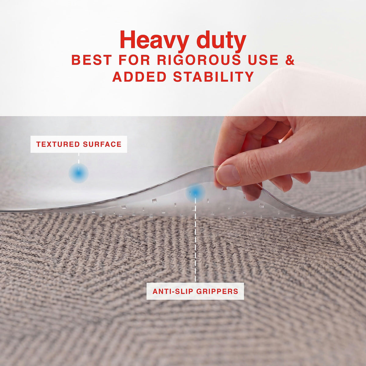 Staples Chair Mat 20239-CC, 45" x 53" – view 4