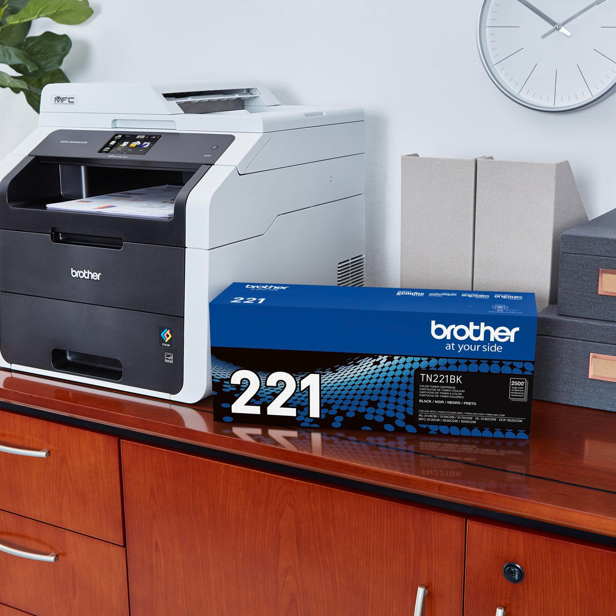 Brother Laser Printer Toner TN221BK, Single – view 3