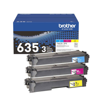 Brother Laser Printer Toner TN635 3PK, Standard Yield