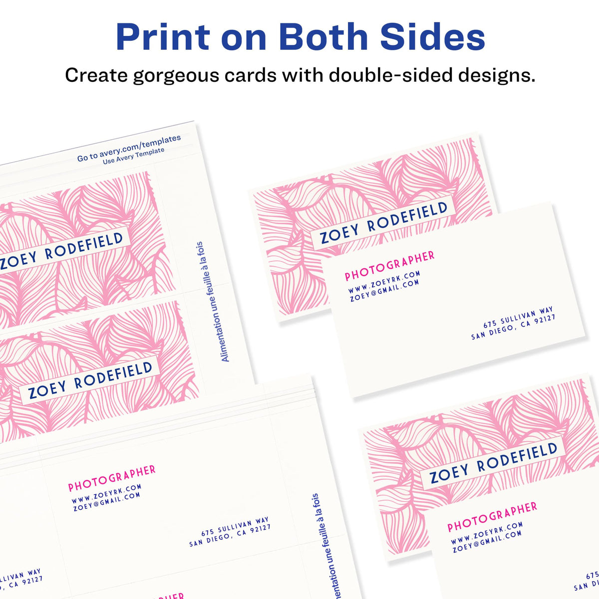 Avery Card Stock 5874, 2" x 3.5" – view 8