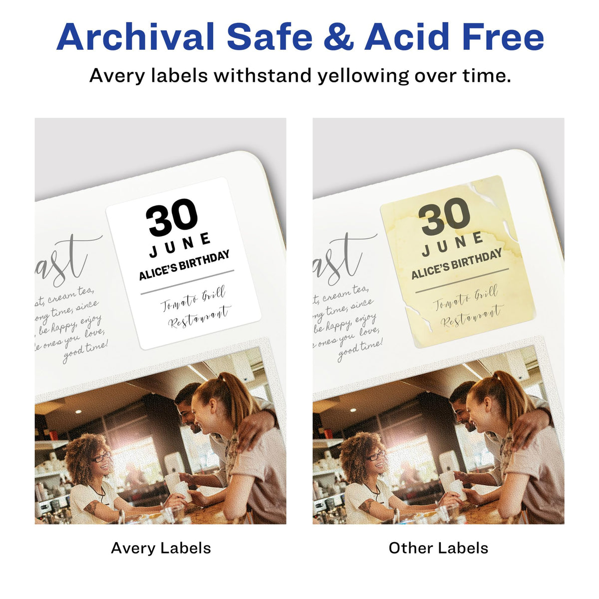 Avery Label 6570, 1-1/4" x 1-3/4", 480 Count – view 3
