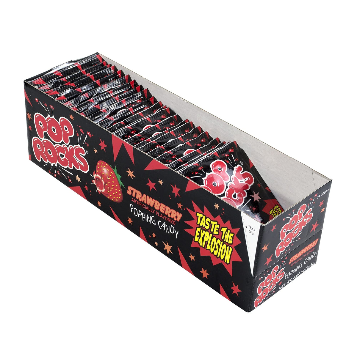 Pop Rocks Sugar Candy ZY-POPST, 24 Count