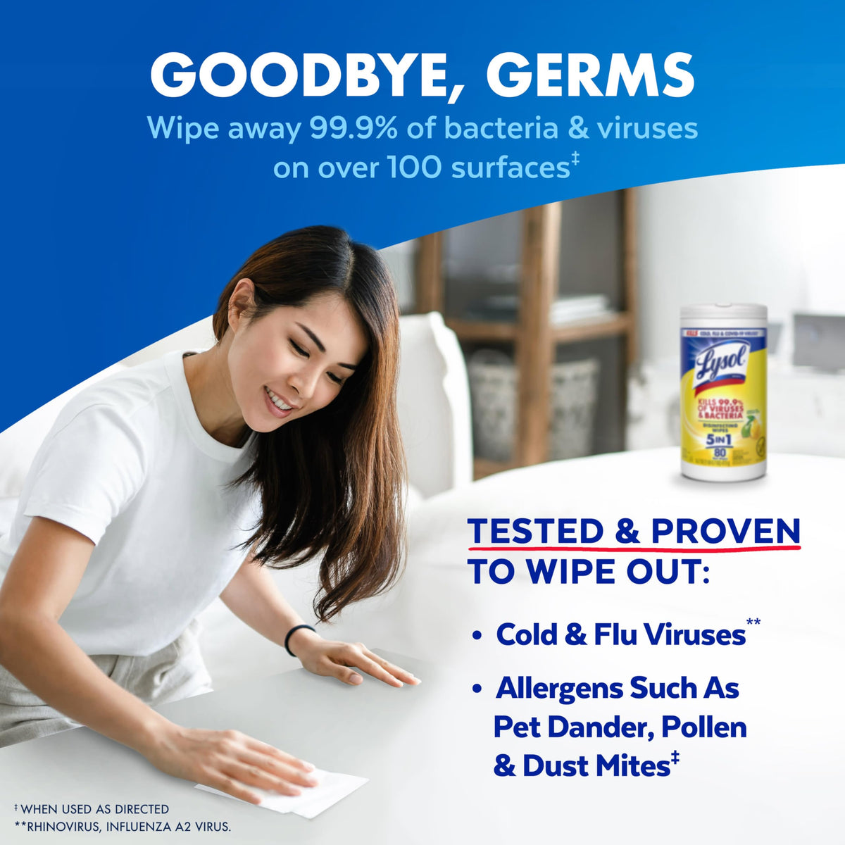 Lysol Surface Cleaning Wipe 3202625, 80 Count (Pack of 3), 240 Count – view 2