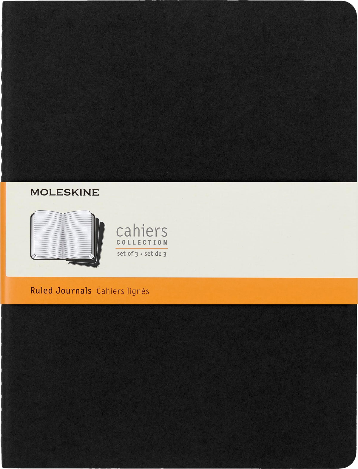 Moleskine Blank Book QP321, XL, 3 Count
