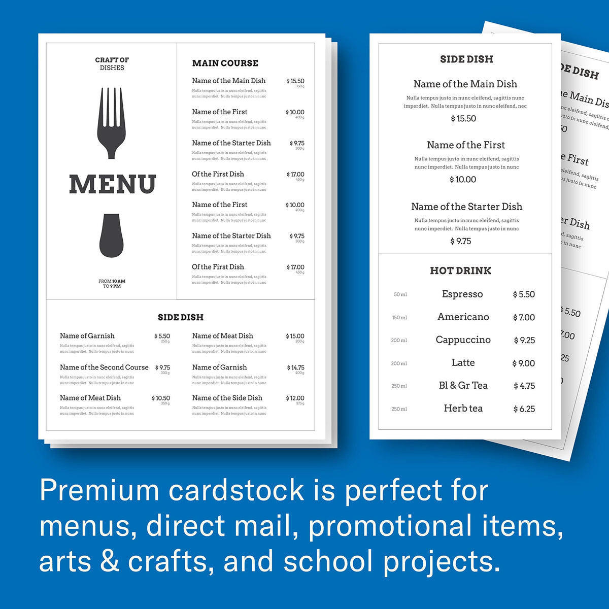 Hammermill Card Stock 168400, 5 Pack | 1000 Sheets – view 3