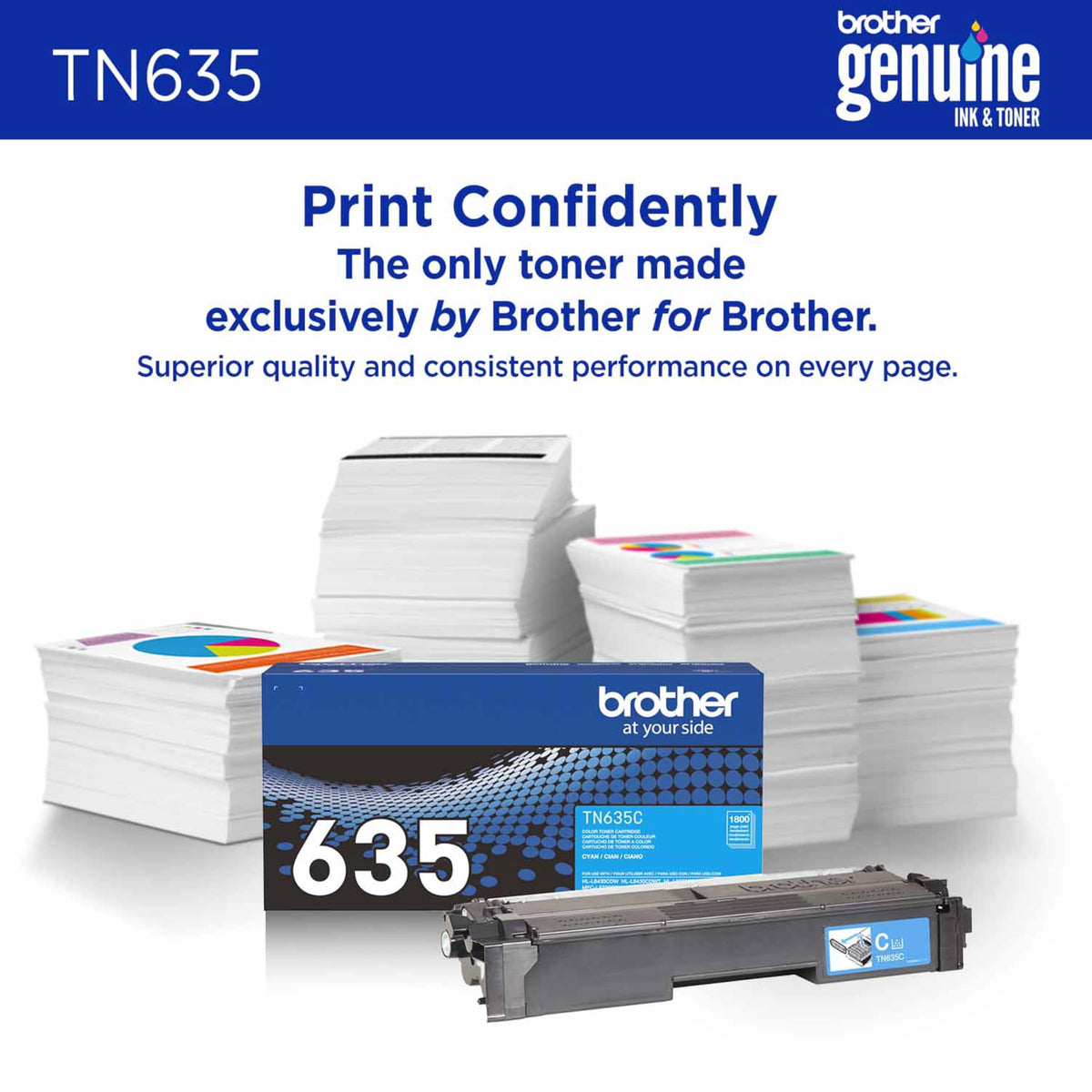 Brother Laser Printer Toner TN635C, Standard Yield – view 4