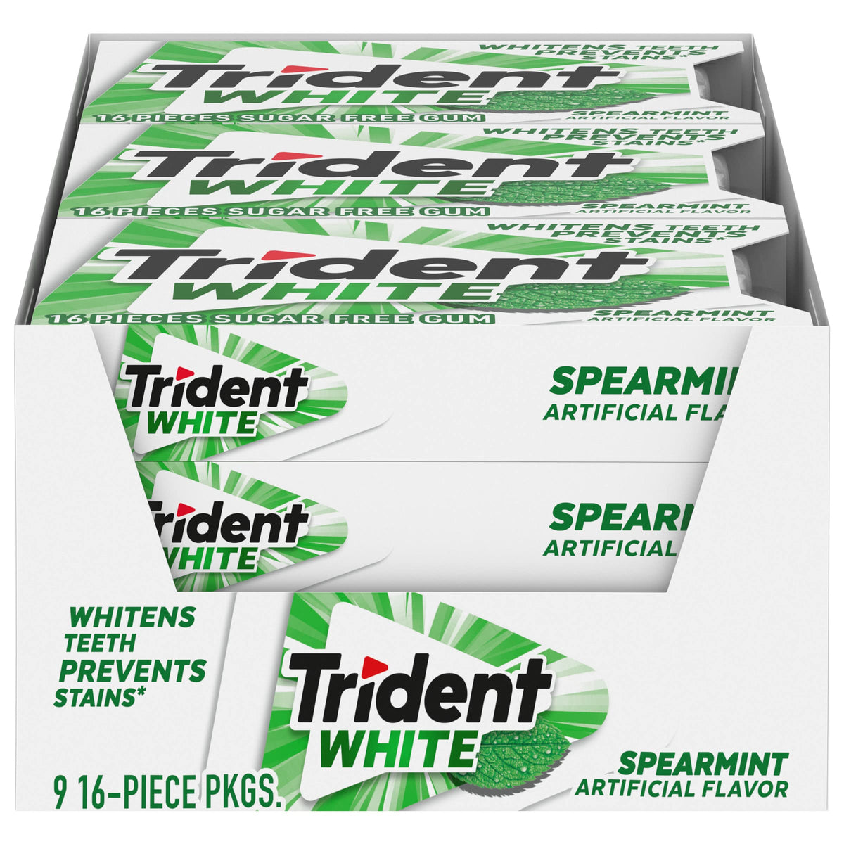 Trident Chewing Gum BCG271165, 16 Count (Pack of 9), 144 Count