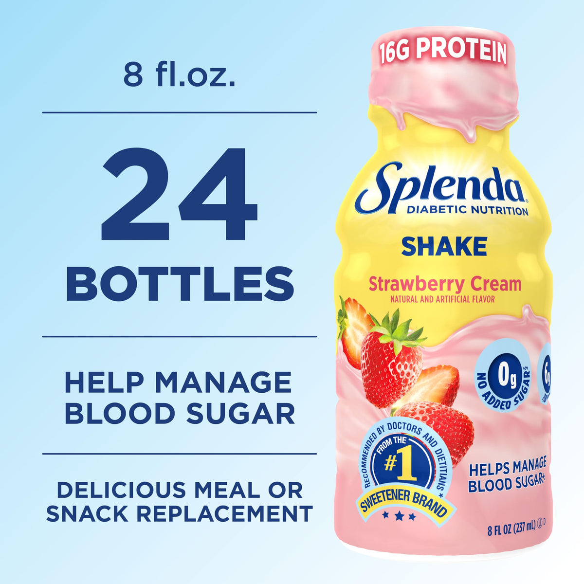SPLENDA Meal Replacement Beverage, 8 Fl Oz (Pack of 24) – view 5