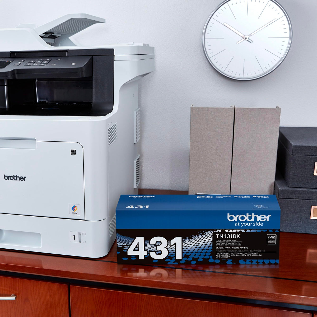 Brother Laser Printer Toner TN431BK, Standard Yield – view 3