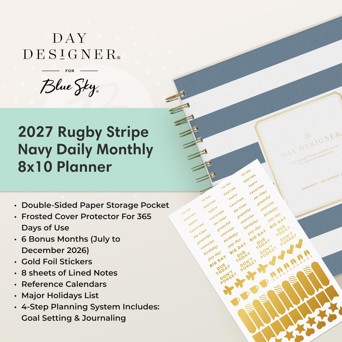 Blue Sky Planner 142098-27AMZ, 8" x 10" – view 9